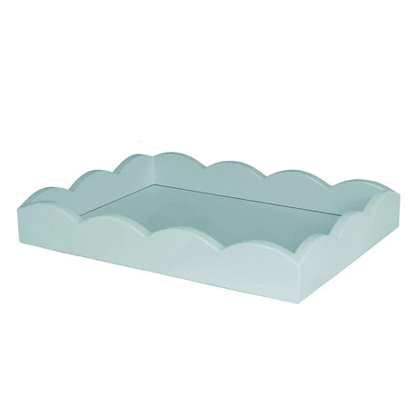 Eau de Nil Scalloped Edge Tray Tr 6209