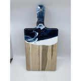 Large Charcuterie/Cheese Board - Navy Metallic