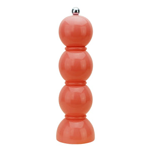 Coral Pink Bobbin Salt or Pepper Mill Grinder GR1006