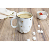 Heart Mug, Gold HRT0036