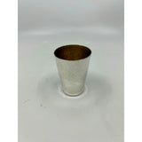Kiddush Cup  3.3 oz Rav Moshe Feinstein 771 sm H hammered