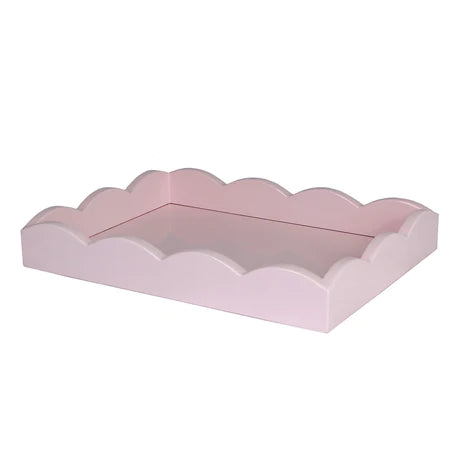 Scalloped Edge Tray TR6205 Light Pink