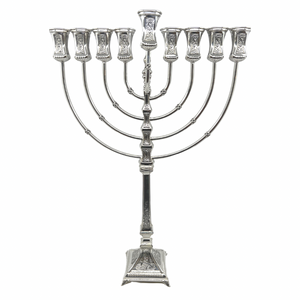 Sterling Silver Menorah HD 5013