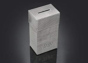 Metalace Tzedakah Box - Modern Lace 96M