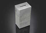 Metalace Tzedakah Box - Modern Lace 96M