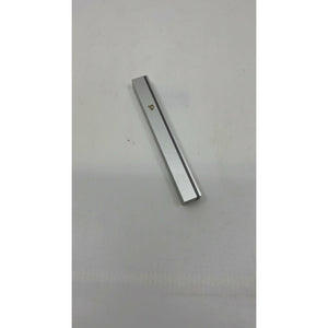 Stripe Mezuzah - Silver