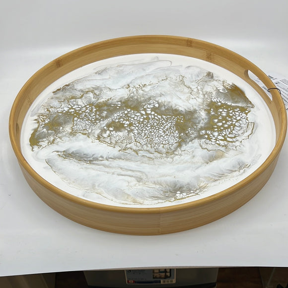 Maple tray White/Silver/Gold
