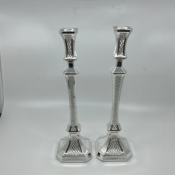 Sterling Silver Candlesticks  SHR 296