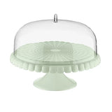Tiffany Cake Stand with Dome - Mint