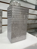 Metalace Tzedakah Box - Modern Lace 96M